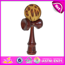 El más nuevo Kendama Toy Set de madera, Kendama para Kendama Kendama Bolas de madera por mayor, Kendama Toy de madera con 18 * 6 * 7cm W01A017